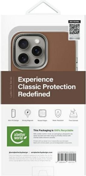 Actual product image Uniq Lyden DS iPhone 16 Pro Max 6.9" Magclick Charging case caramel/caramel-ivory (Apple iPhone 16 Pro Max)