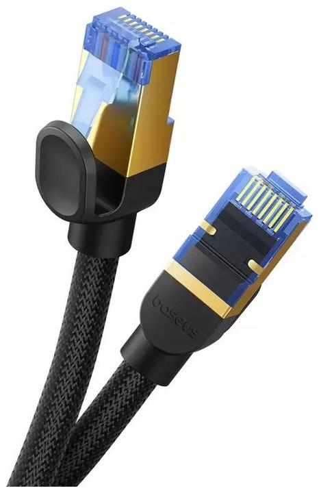 Immagine prodotto Baseus Cavo di rete intrecciato cat.7 Ethernet RJ45, 10Gbps, 20m (nero) (S/FTP, CAT7, 20 m)