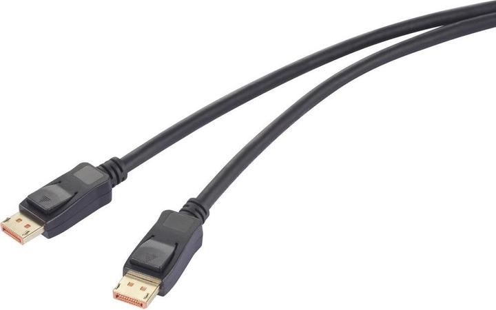 Image du produit Renkforce DisplayPort Anschlusskabel DisplayPort Stecker 2.00 m Schwarz RF-65628 (2 m, DisplayPort, 2.1)