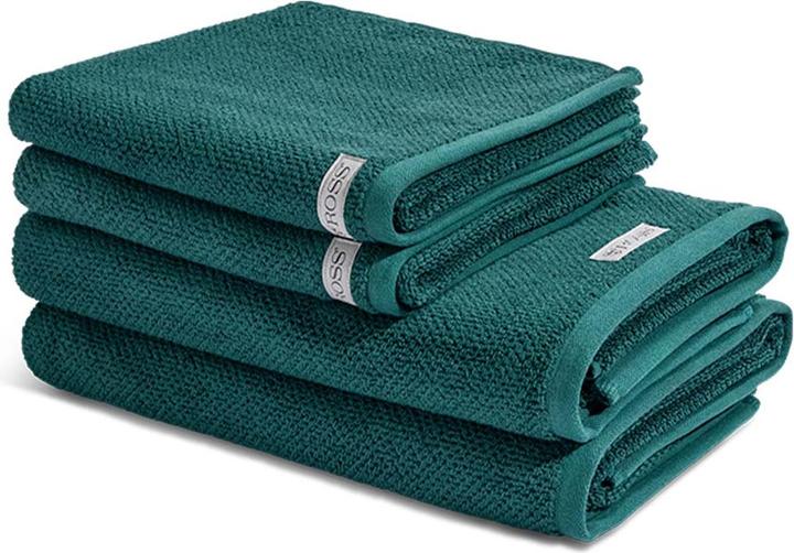 Ross Selection - Organic Cotton 2 X Handtuch 2 X Duschtuch - im Set (50 x 100 cm, 70 x 140 cm)