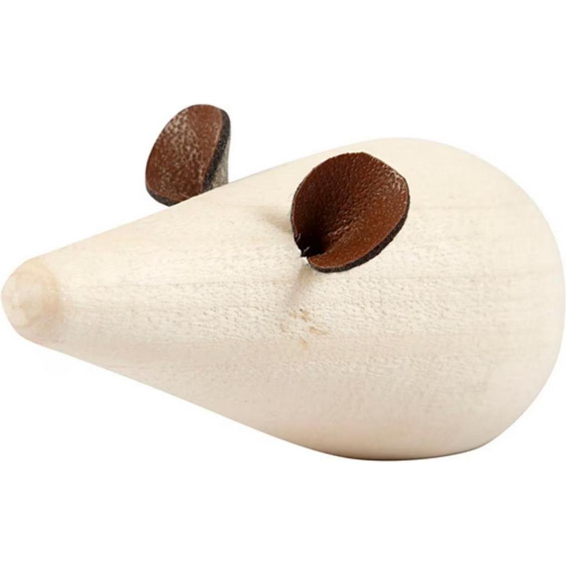 Creativ Company Mini-Figur 6.5 x 3.5 cm Maus, 2 Stück
