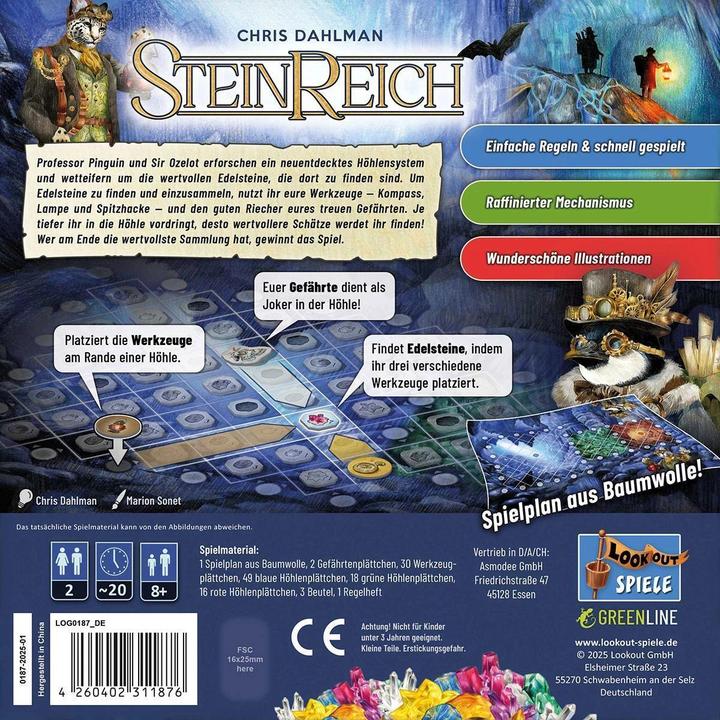 Produktbild Lookout Steinreich (Deutsch, 2 Spieler)