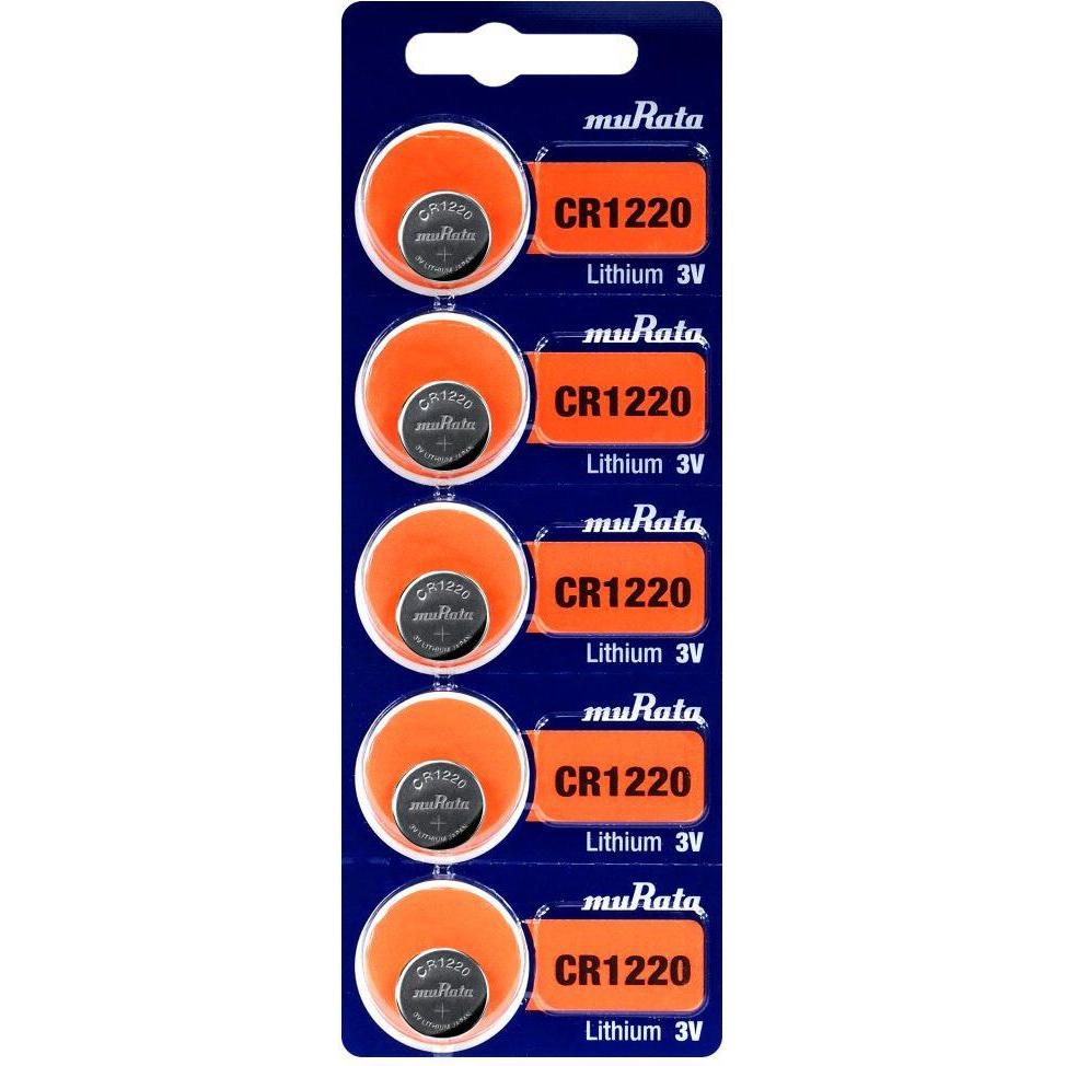 Murata CR1220 5BL (Lithiumbatterie) (5 pz.), Batterie + pile