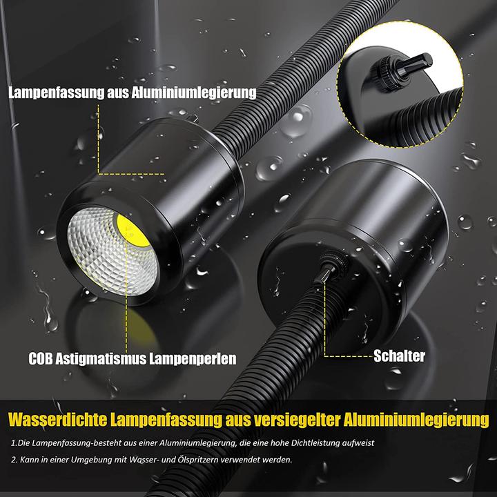 Actual product image YouTeMei Machine lamp with magnetic base (1400 lm)