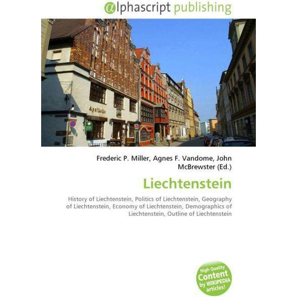 Liechtenstein, Fachbücher von Frederic P. Miller, John McBrewster, Agnes F. Vandome