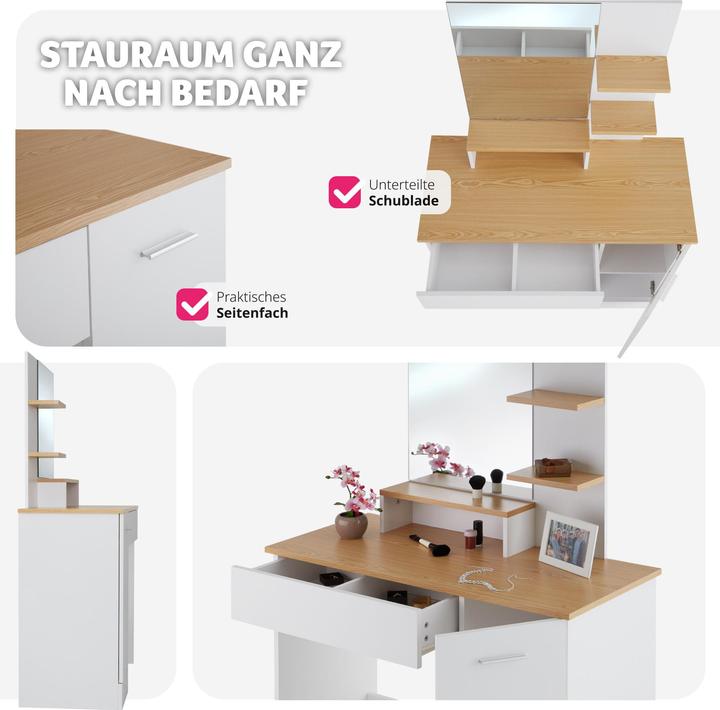 Actual product image tectake Zoe (90 x 40 x 137.5 cm)