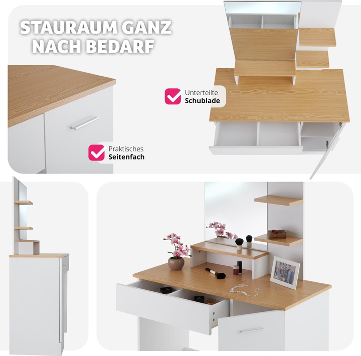 Immagine prodotto tectake Zoe (90 x 40 x 137,5 cm)