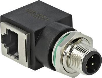Actual product image Delock Angle adapter M12 (Network coupling)