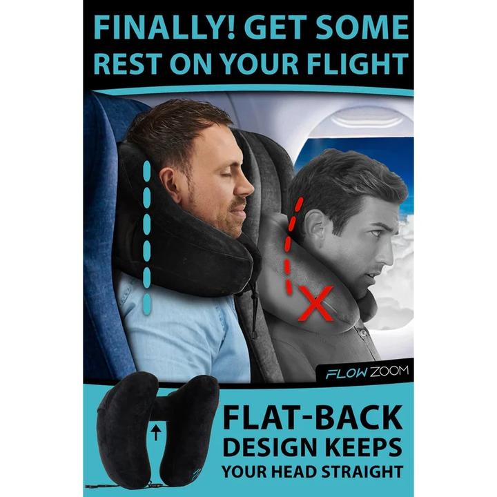 Immagine prodotto Flowzoom Cuscino AIR - Cuscino gonfiabile per il collo (Cuscino per testa e collo)