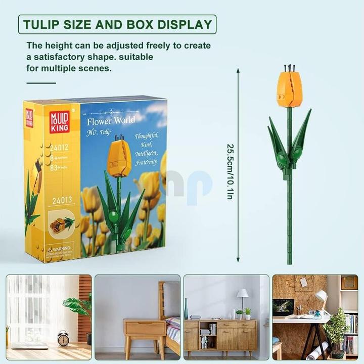 Produktbild Mould King Tulpe geschlossen