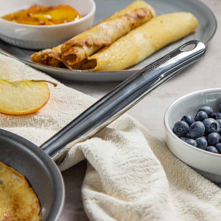 Image du produit Spring Poêle à gril (Poêle à frire, Acier inoxydable, Aluminium, 28 x 7 cm)