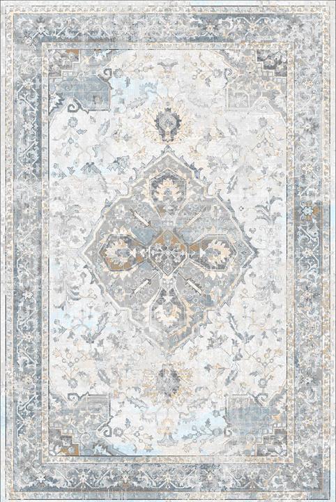 Bamyum Sarande Bedruckter Teppich Chenille-Druck Maschinell Hergestellt 200 x 300 cm (200 x 300 cm)