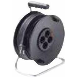 Thumbnail - Bachmann, Kabelrolle, Schutzkontakt-Aufrollkabeltrommel 4fach 230VAC 50m (50 m, 1.50 mm²)