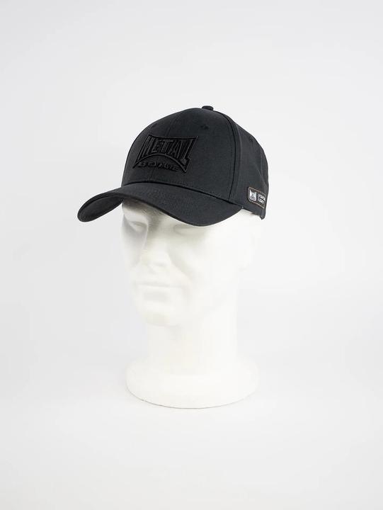 Actual product image Metal Boxe Baseball cap with embroidered logo (One size)