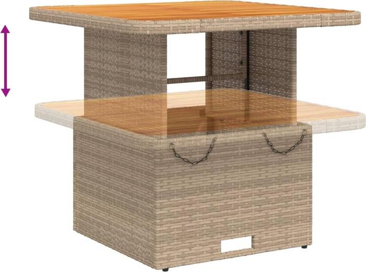 Produktbild vidaXL Garten Essgruppe (80 x 80 x 40 cm)