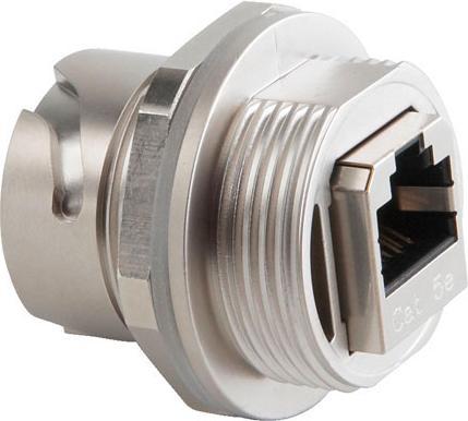 Image du produit Conec CAT5E connecteur inline non blindé en plastique noir (Raccord réseau)