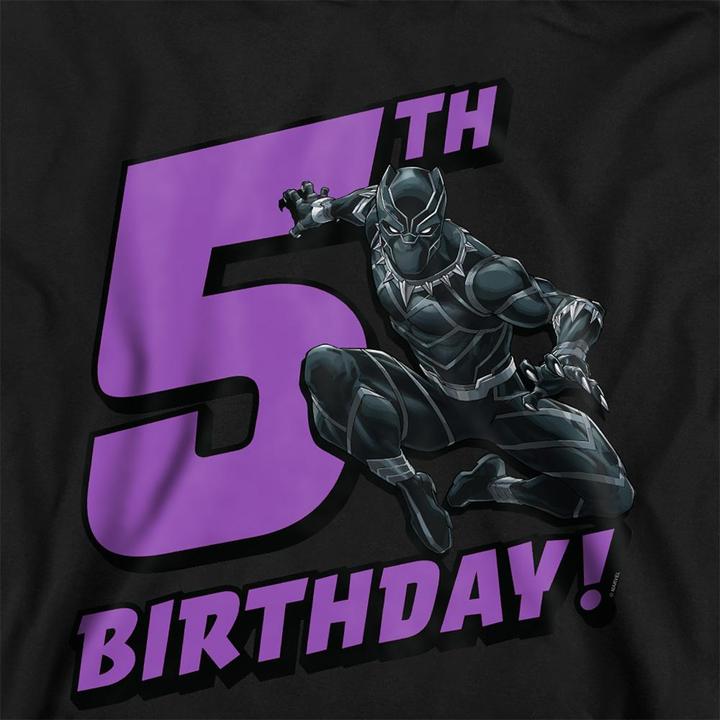 Produktbild Black Kapuzenpullover 5. Geburtstag (128)