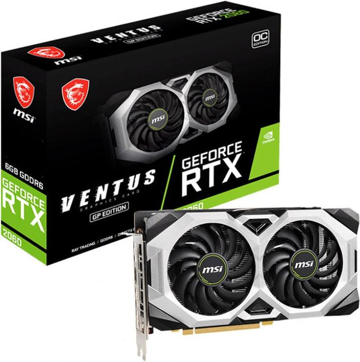 Produktbild MSI GeForce RTX 2060 Ventus GP OC (6 GB)