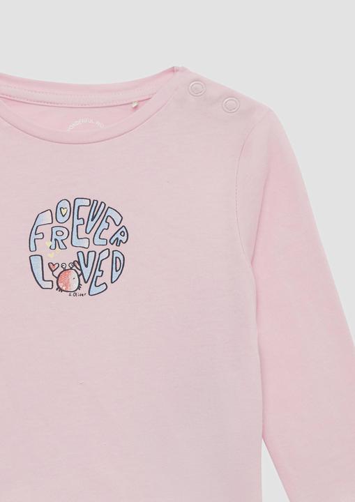 Produktbild S.Oliver T-Shirt Jersey-Longsleeve mit Frontprint (80)