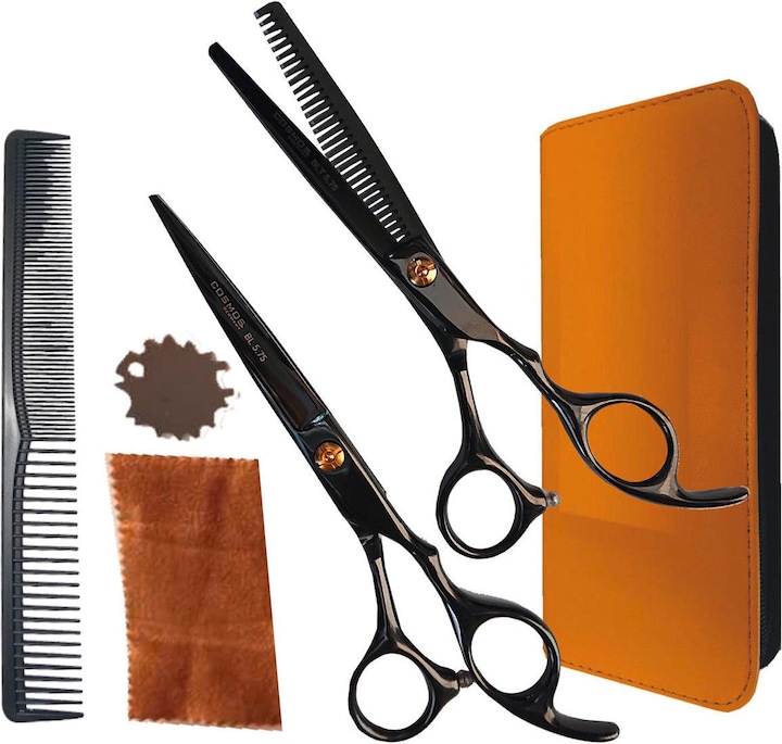 Set di forbici per principianti "Black Basic (15.24 cm)
