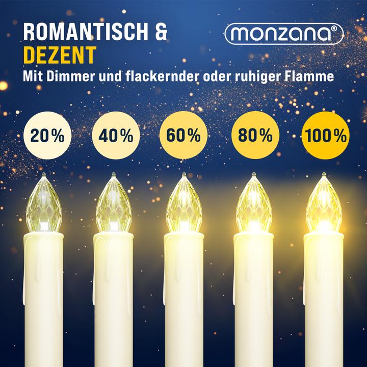 Actual product image Monzana Candles set of 30 (30 x)