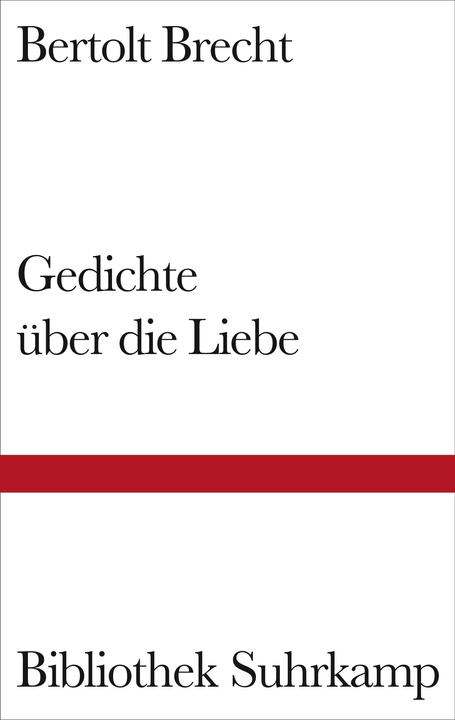 Produktbild Gedichte über die Liebe (Deutsch, Bertolt Brecht, 1994)