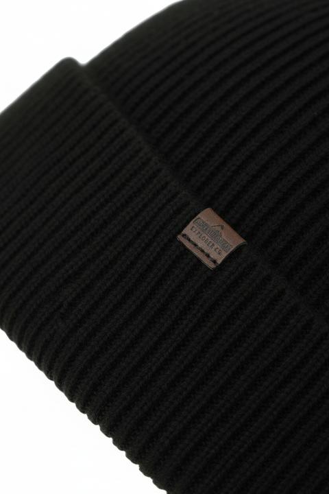 Actual product image Maxte Herren Wintermütze – Schwarz, mit Merinowolle Korins