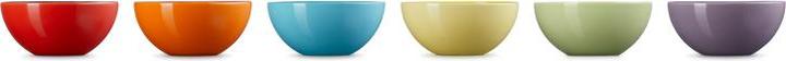 Actual product image Le Creuset Set of 6 snack bowls 12 cm rainbow