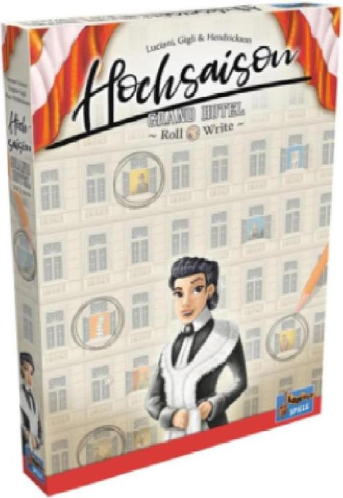 Image du produit Lookout LOOD0061 - Haute Saison : Grand Hotel Roll & Write, jeu de société pour 2-4 joueurs, à partir de 12 (Allemand)
