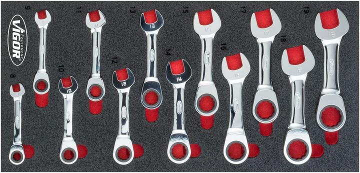 Vigor W-INSERT 1/3+ RING-RATCHET-SHORT