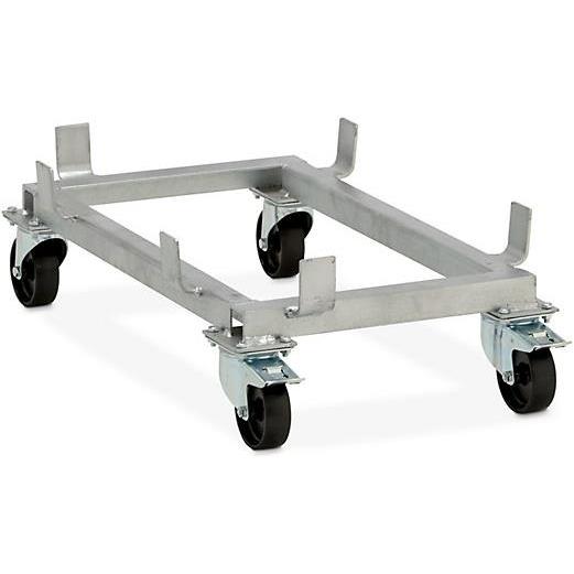 Cemo, Carrello di trasporto, Telaio per contenitore rettangolare in PRFV