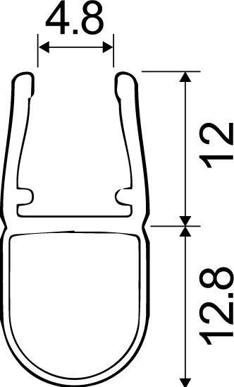 Image du produit Vitris Joints de porte de douche Aquant 40