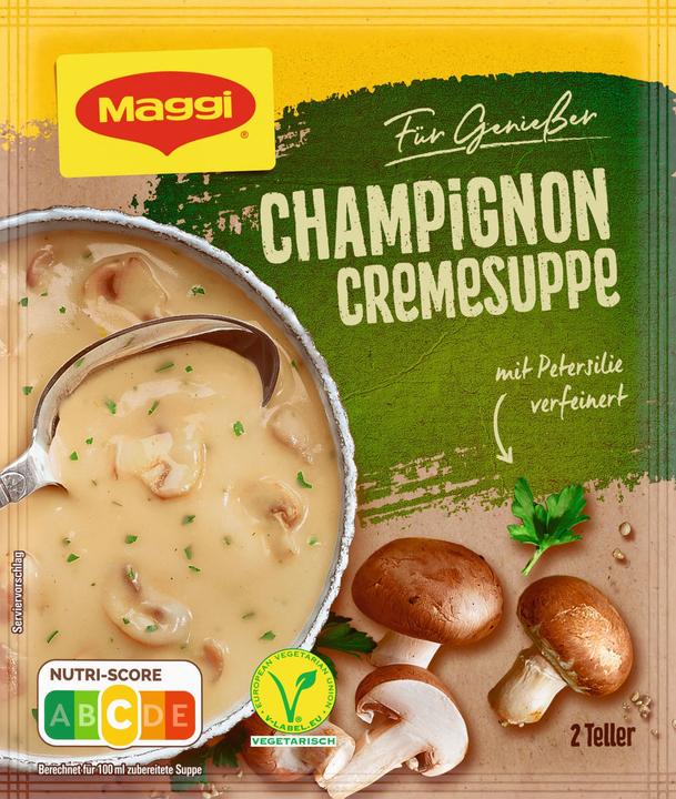 Actual product image Maggi FOR ENJOYERS Soup mushroom cream, yields 500 ml (500 ml)