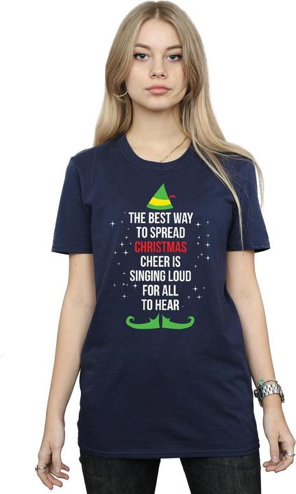 Produktbild Elf Christmas Cheer Text TShirt (3XL)