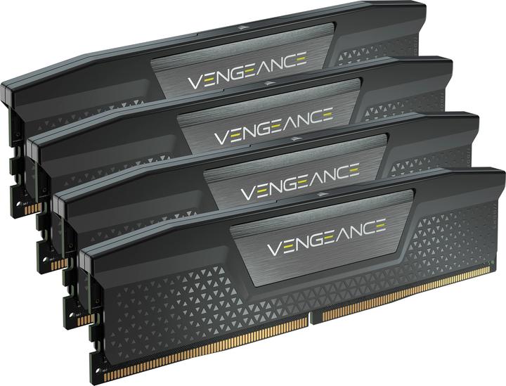 Actual product image Corsair DDR5, 6000MT/s 96GB 4x24GB DIMM, Unbuffered, 30-36-36-76, Std PMIC, XMP 3.0, VENGEANCE DDR5 Black He (4 x 24GB, 6000 MHz, DDR5 RAM, DIMM)