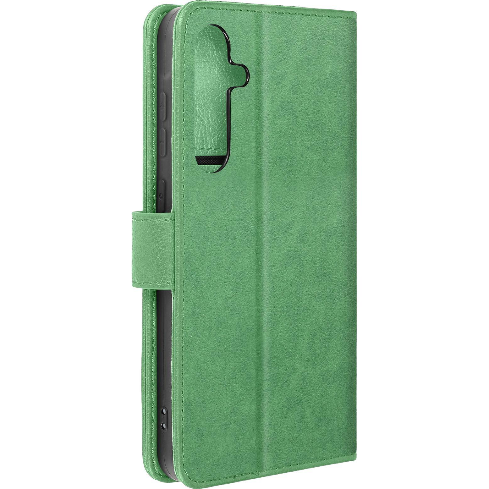 Thumbnail - Avizar Chesterfield Wallet Cover Series (Samsung Galaxy A55), Smartphone Hülle, Grün