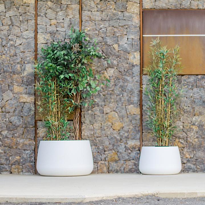 Produktbild Newgarden CAMELIA 40 LED Solar Blumentopf, Pflanzkübel aussen + RGB, Akku, Fernbedienung IP65 (45 lm, IP65)