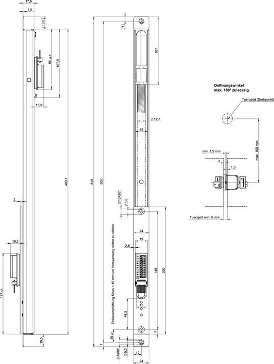 Immagine prodotto effeff Passaggi di cavi a scomparsa 10314 (Connettori e accessori RJ45)