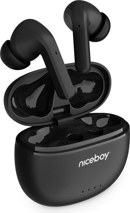 Actual product image Niceboy HIVE Pins 3 ANC Black (ANC, 30 h, Wireless)