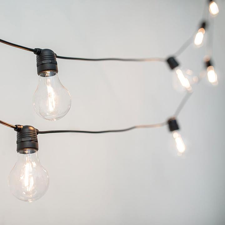 Productafbeelding Newgarden ALLEGRA LED sprookjesverlichting wit 8m voor tuin en balkon E27 binnen & buiten IP44 (8 m)