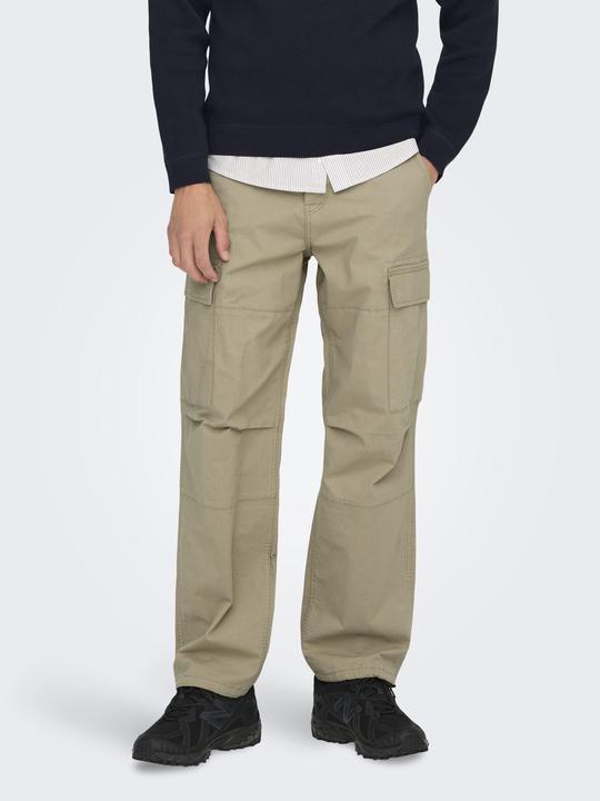 Produktbild Only & Sons Locker geschnitten Mittlere Taille Gummizug Cargohose Hose (W32/L32)