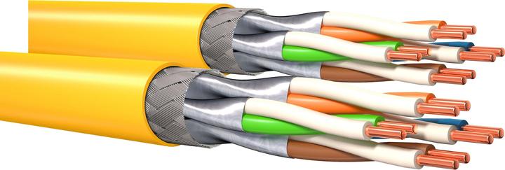 Actual product image Leoni Data cable MegaLine F10-115 S/FTP Cat.7A DX 1200 MHz H 2x4x2xAWG 23/1