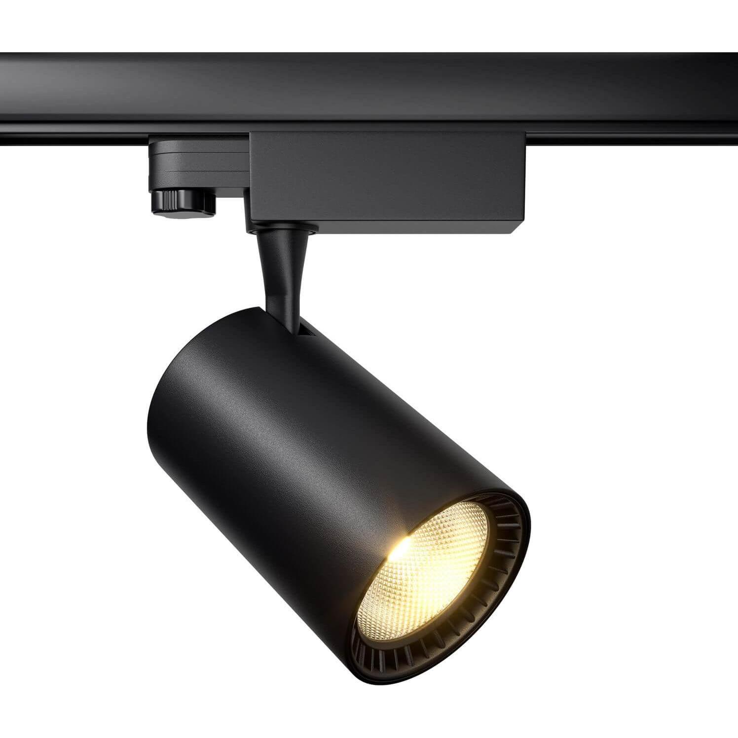 Maytoni, Wandleuchte + Deckenleuchte, Vuoro 3-Phasen System TRINITY LED Stromschienenleuchte 20W 3000K Schwarz 90Ra Warm...