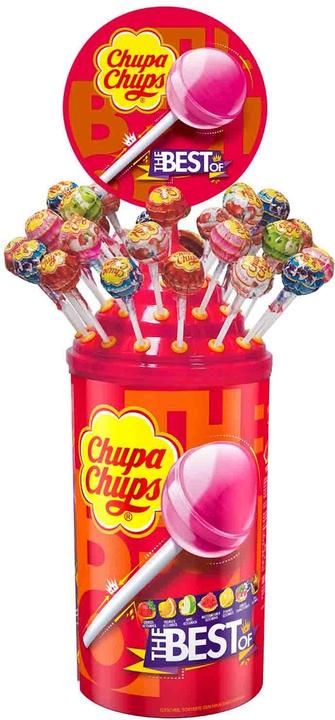 Chupa Chups Lollipop Lutscherdose (1200 g, 100 Stk.)