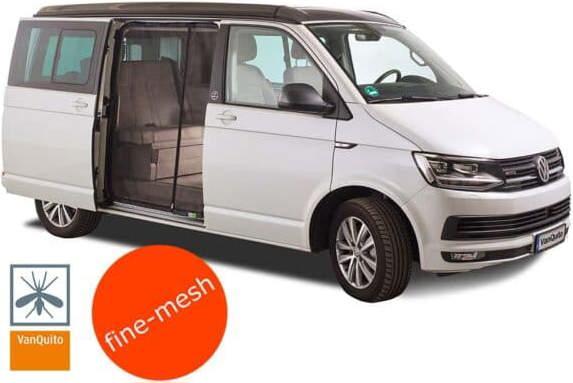 VanQuito Moskito-Netz Feinmaschig für Schiebetüre