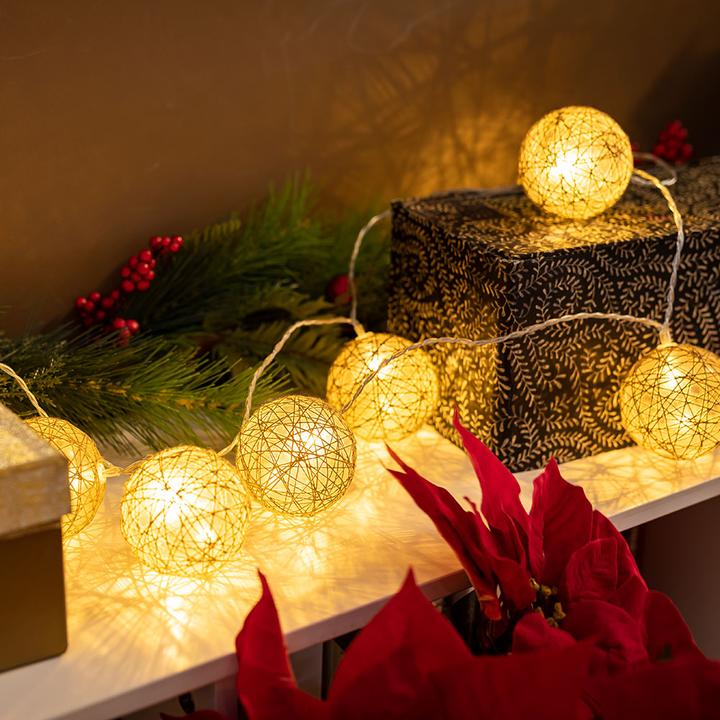 Actual product image Newgarden PALLINA LED balcony and garden fairy lights warm white indoor & outdoor IP44 (3.30 m)