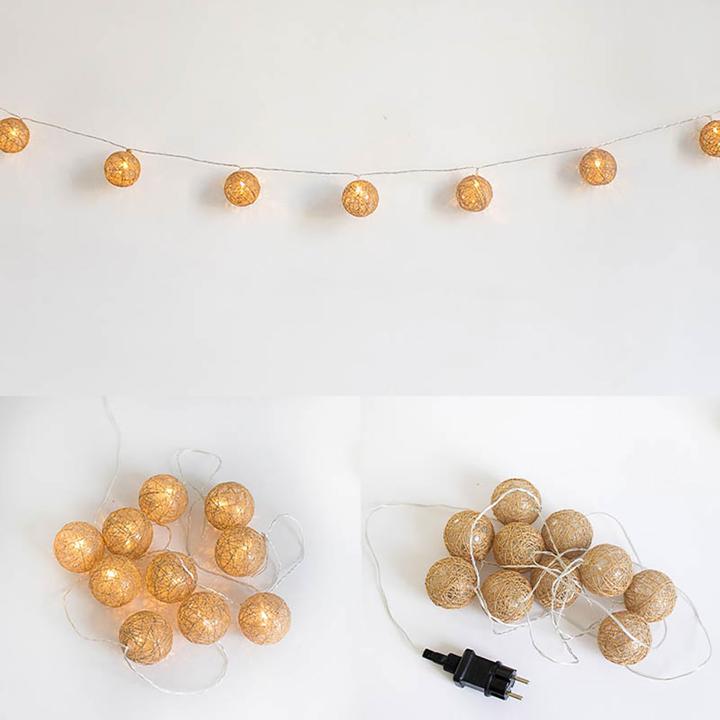 Actual product image Newgarden PALLINA LED balcony and garden fairy lights warm white indoor & outdoor IP44 (3.30 m)