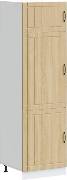Actual product image vidaXL Kitchen cabinet Lucca Sonoma oak wood-based material tall kitchen cabinet (60 x 57 x 207 cm)
