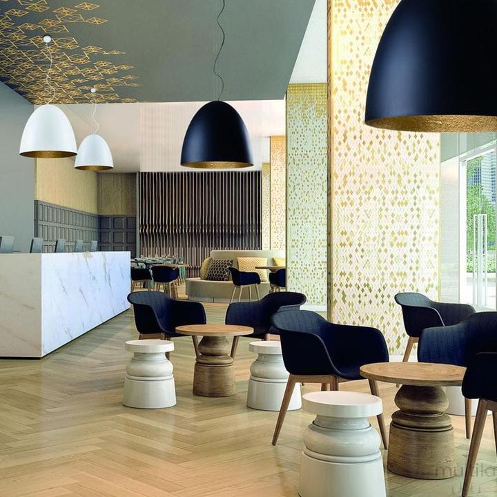 Produktbild Licht-Trend Egg M Weiss, Goldfarben (E27)