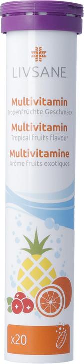 Actual product image Livsane Multivitamin (20 pcs., Effervescent tablet, 100 g)